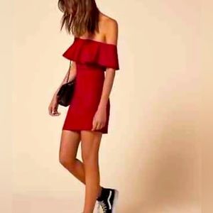 Reformation Banana Mini Dress